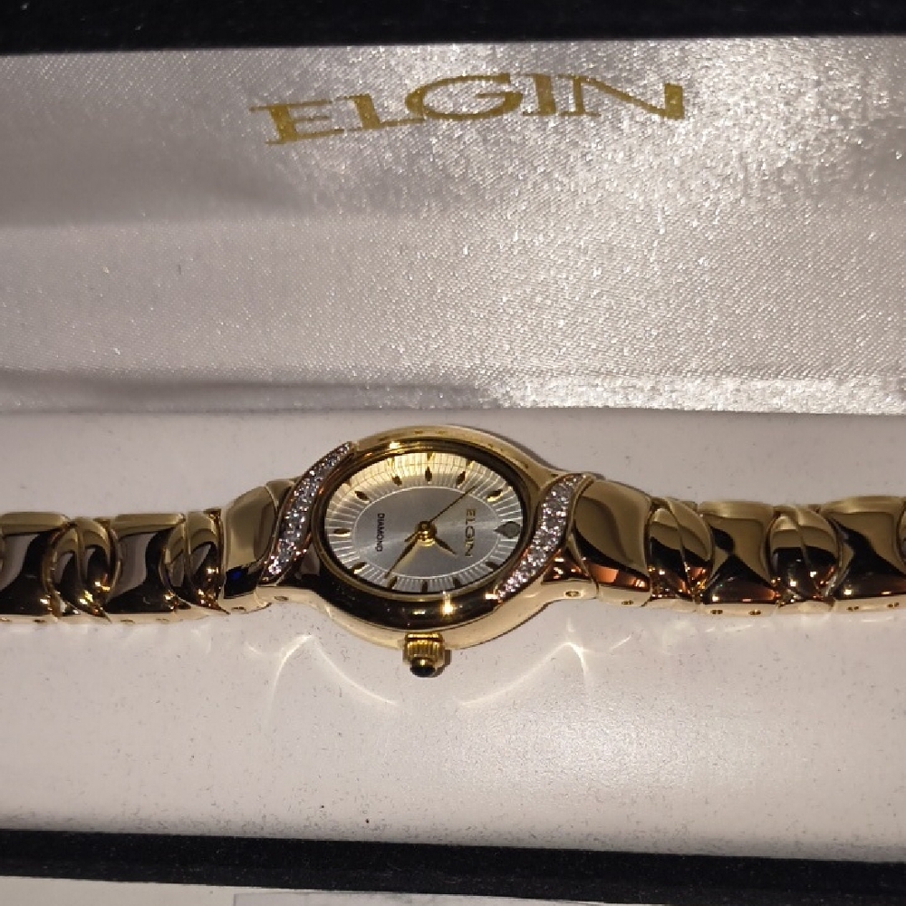 Elgin Women's Gold and Silver Watch